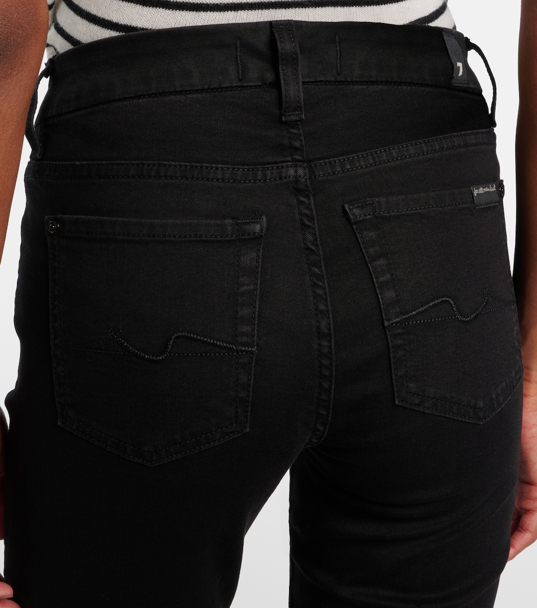 Kimmie Straight mid-rise slim jeans | 7 For All Mankind