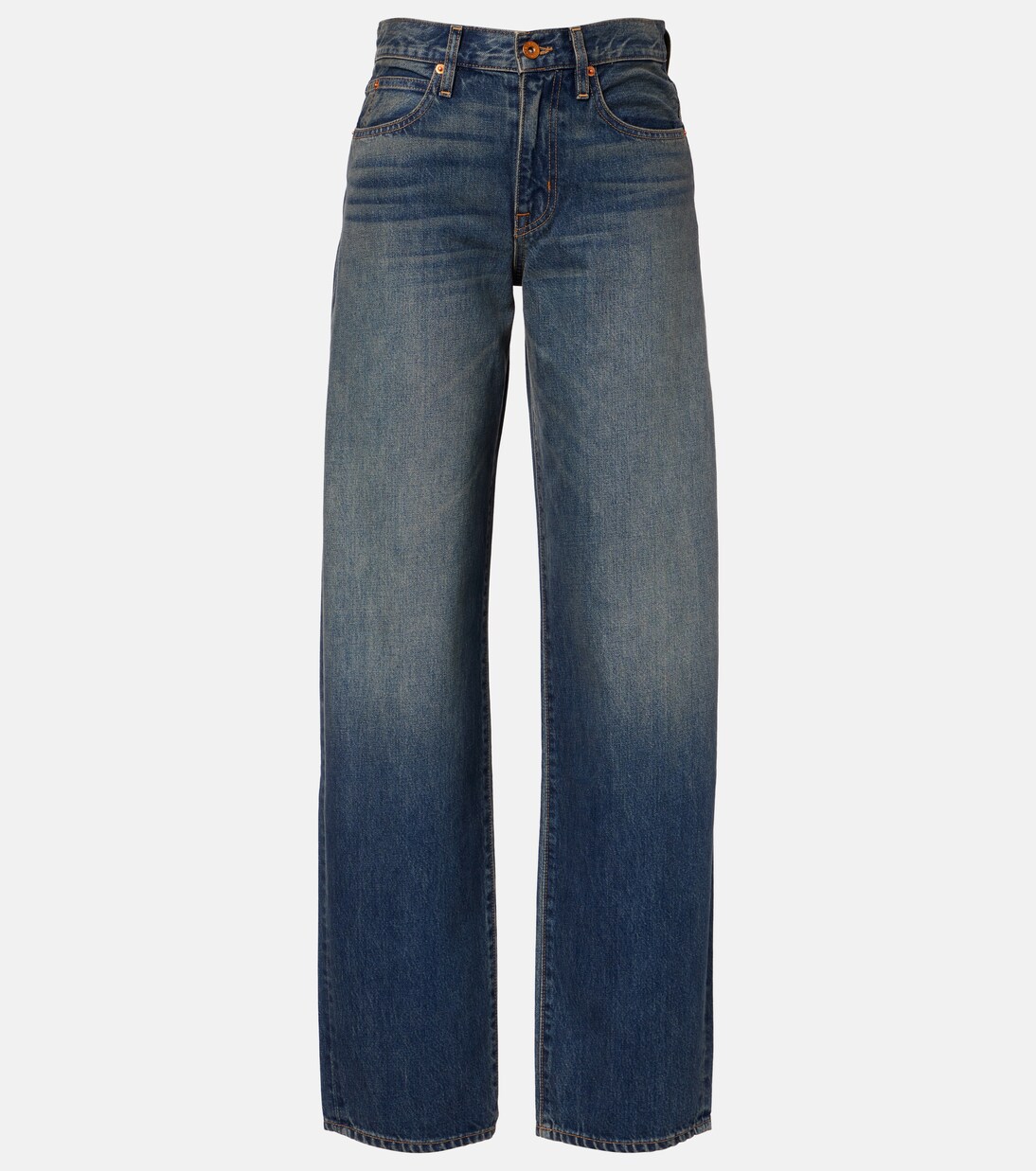 Tess faded wide-leg jeans | Slvrlake
