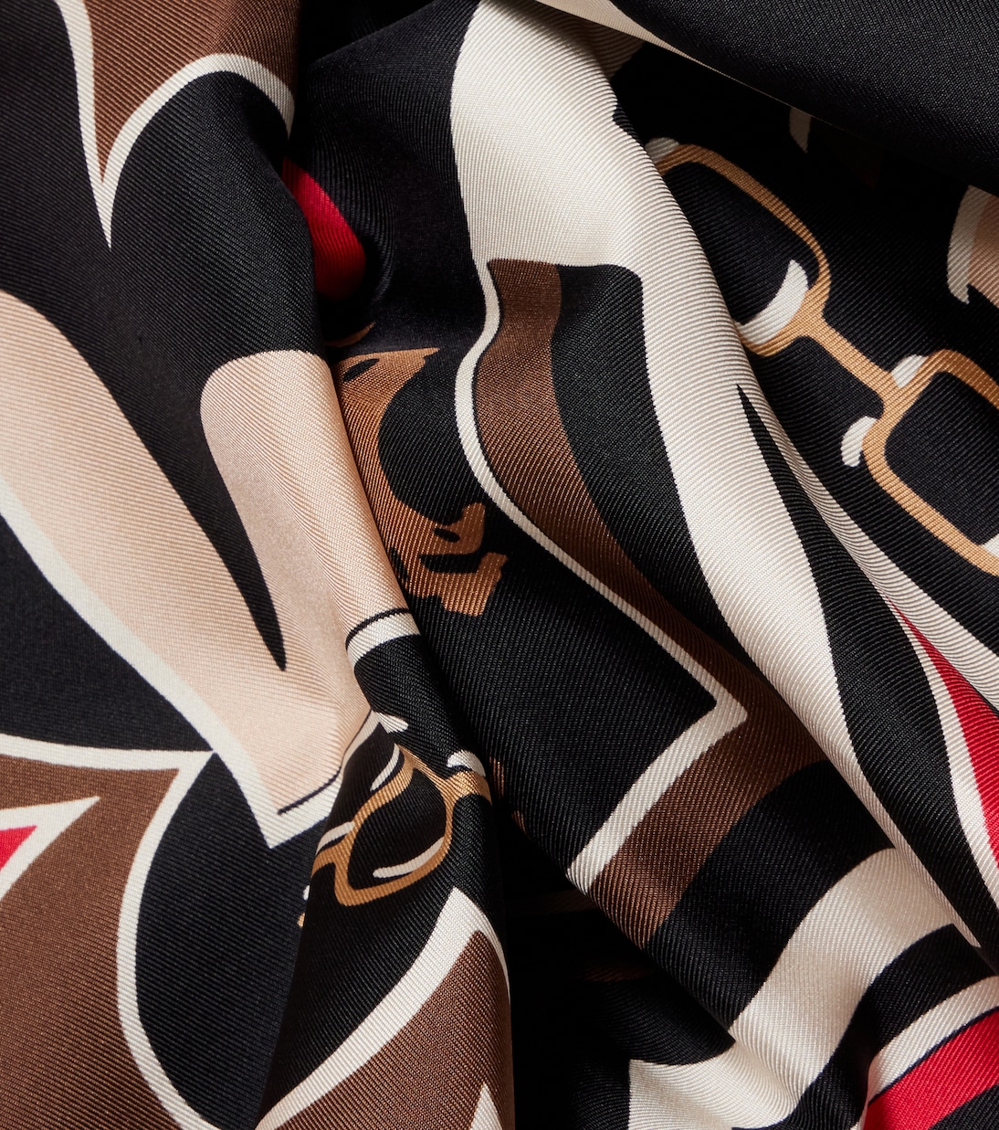 Printed silk twill scarf | Pucci