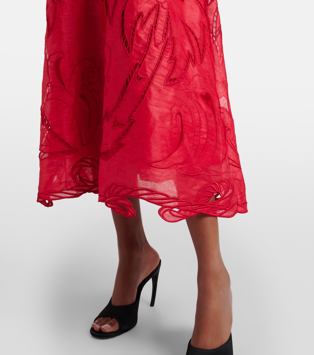 Midikleid Aubrey aus Canvas | Leo Lin