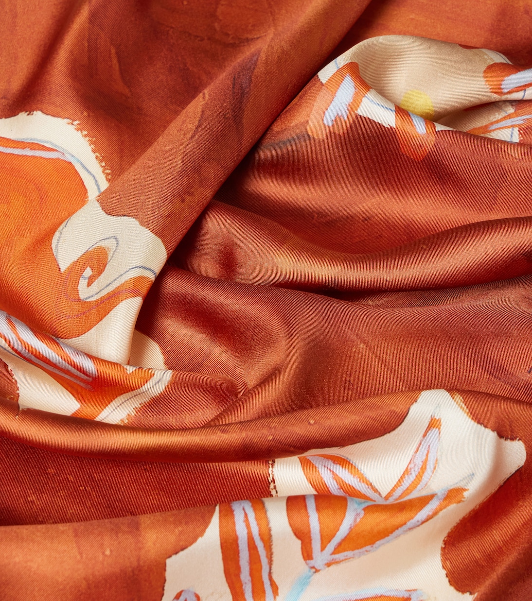 Soleil D'Amour silk scarf | Alémais