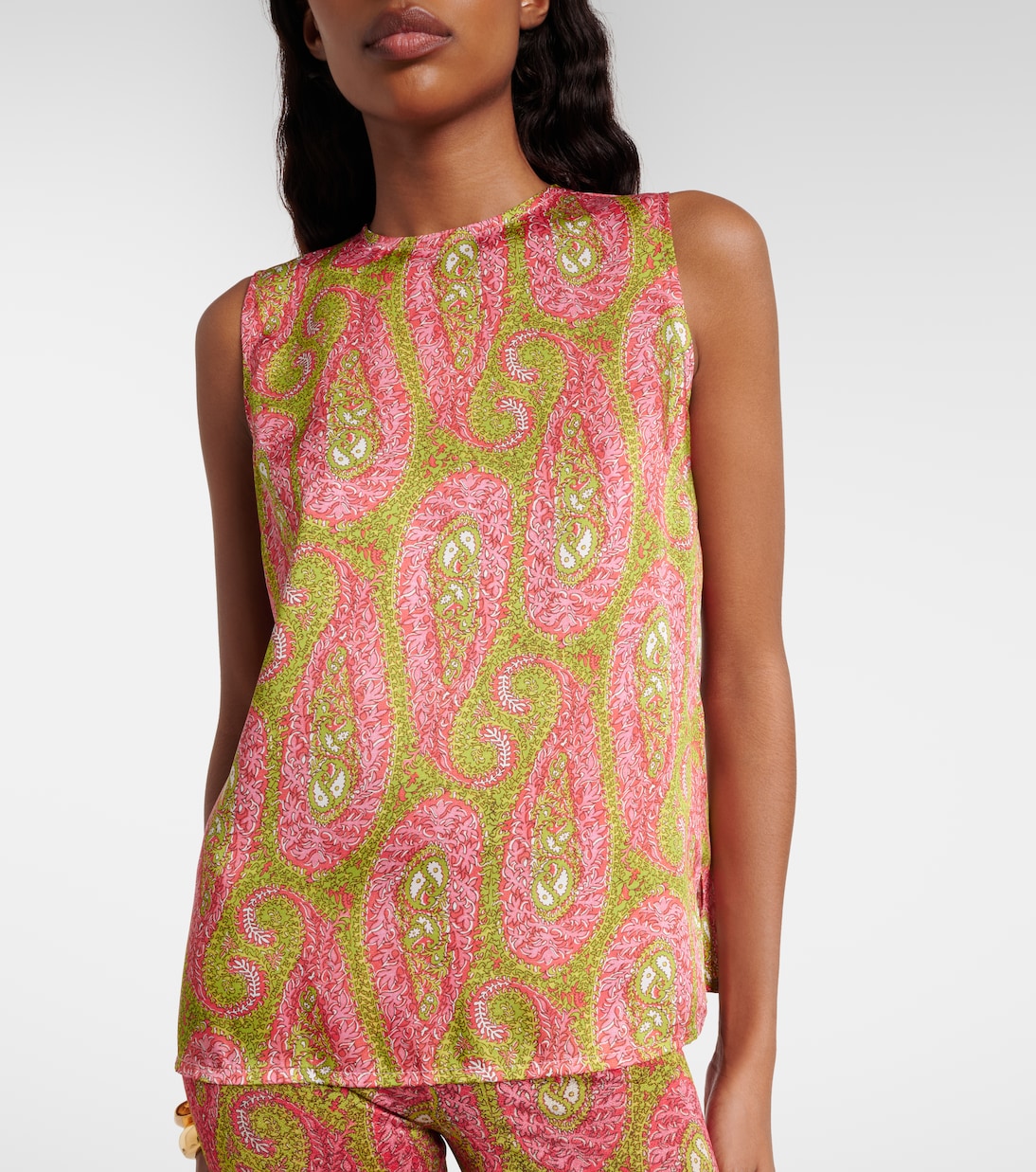 Blusa de jacquard semitransparente | Etro