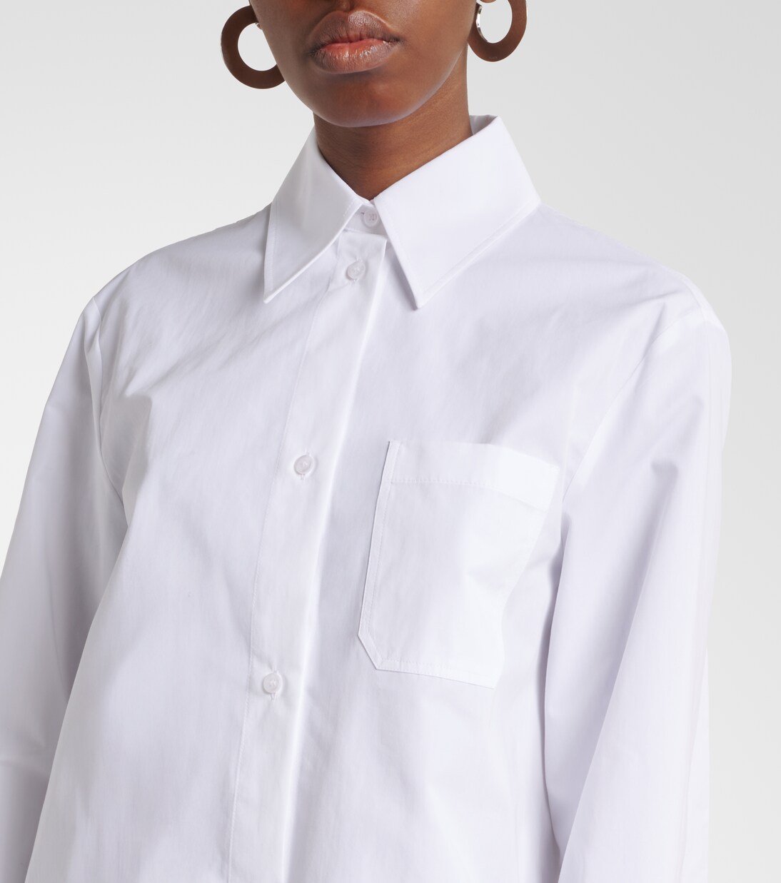 Ceppo cotton-blend poplin shirt | Sportmax