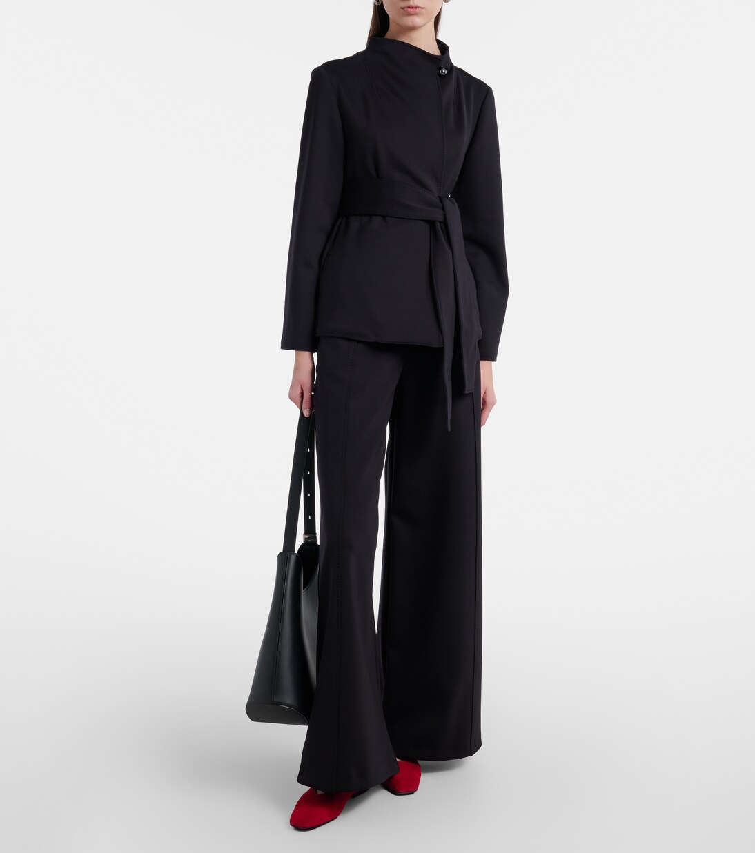 Talamo belted jersey blazer | Max Mara
