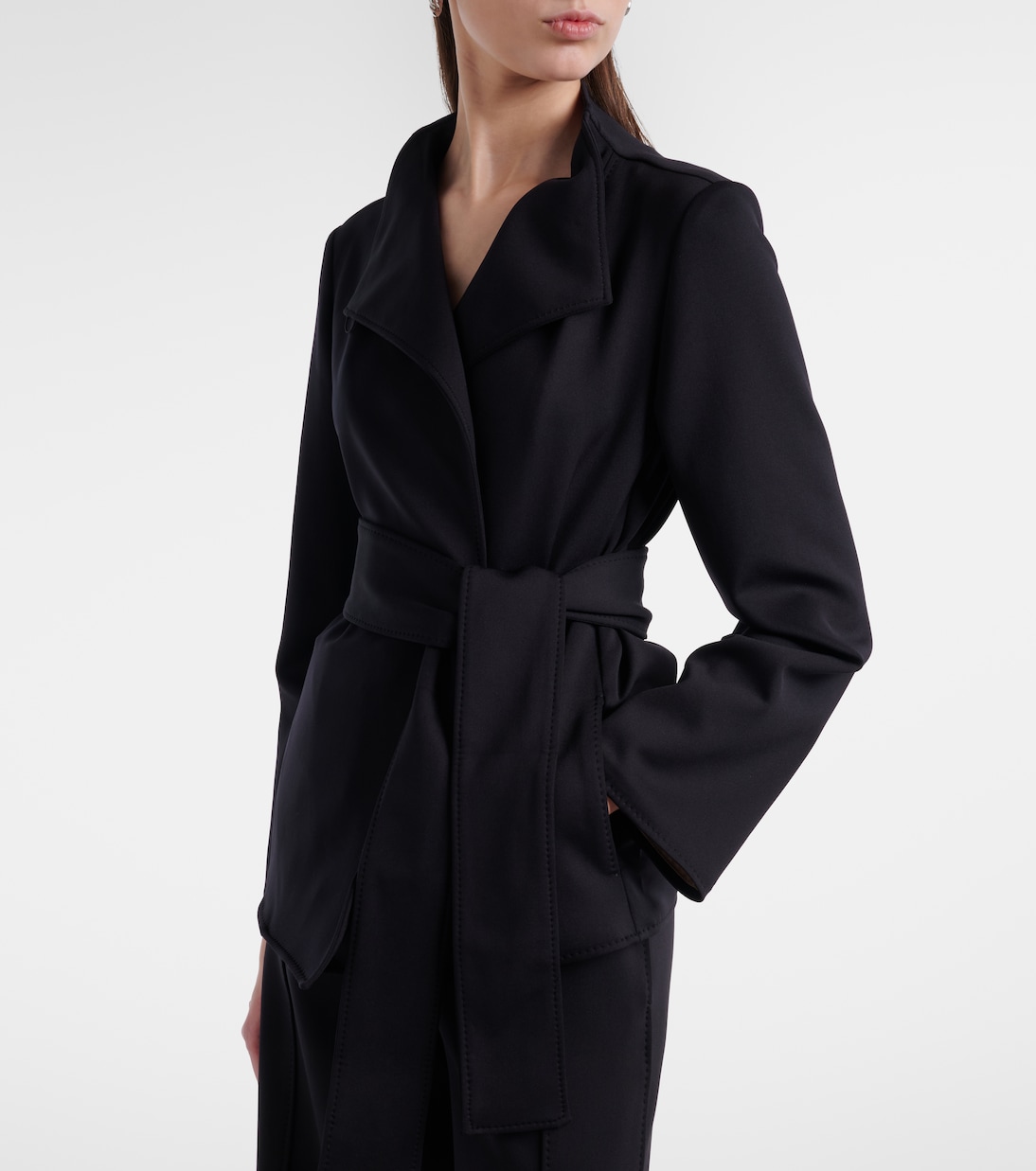 Talamo belted jersey blazer | Max Mara