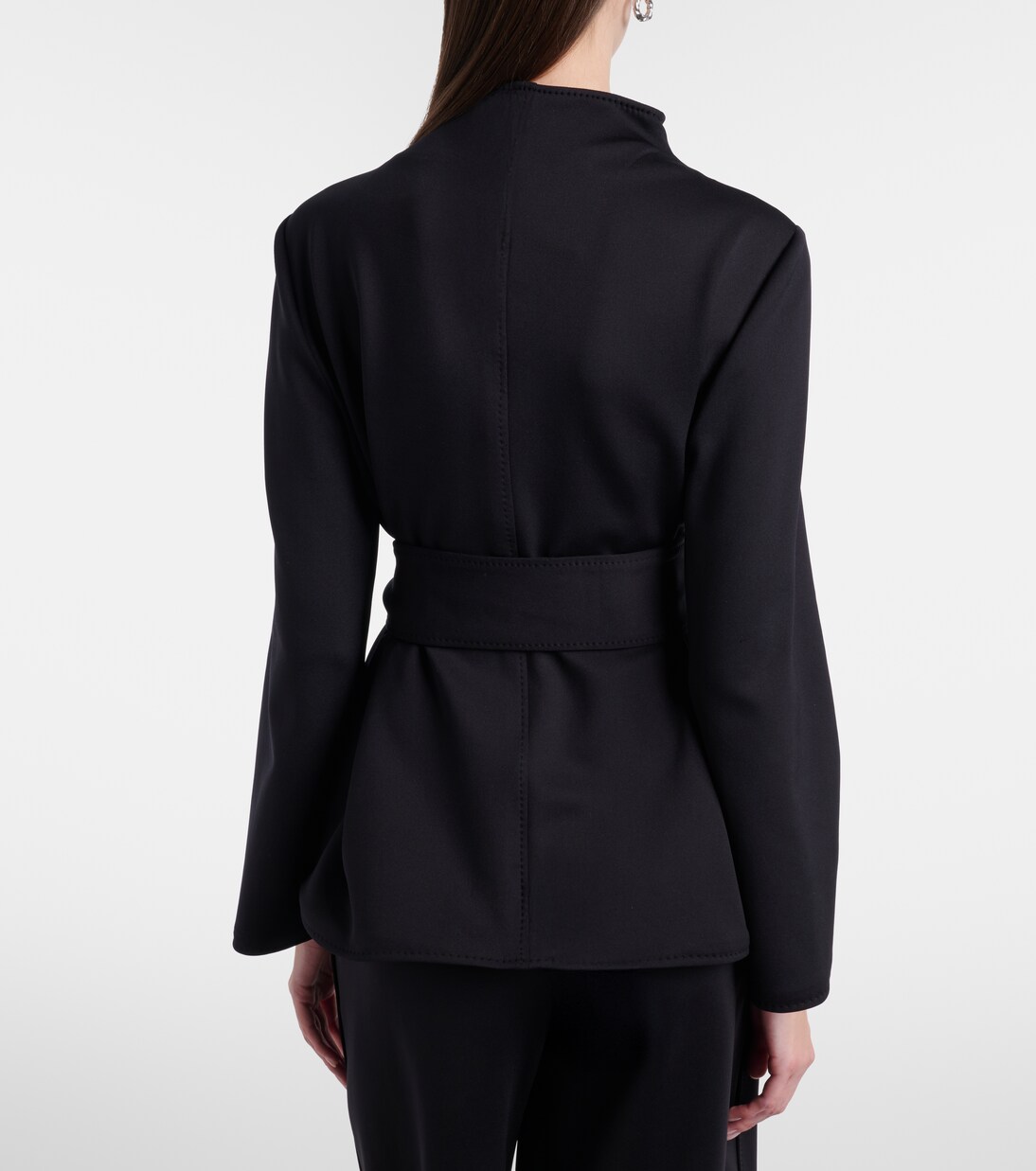 Talamo belted jersey blazer | Max Mara