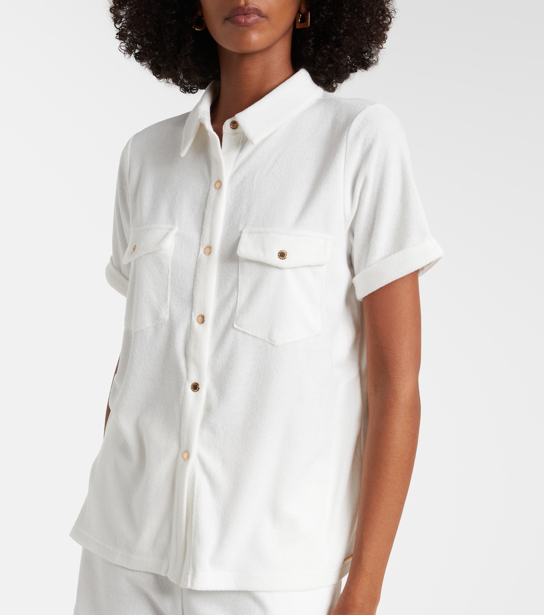 Tori cotton-blend shirt | Melissa Odabash