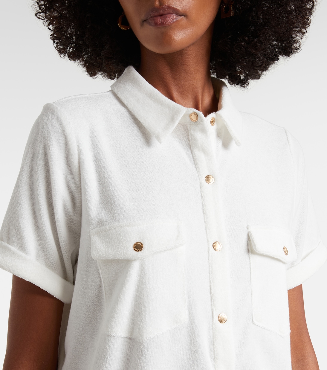 Tori cotton-blend shirt | Melissa Odabash