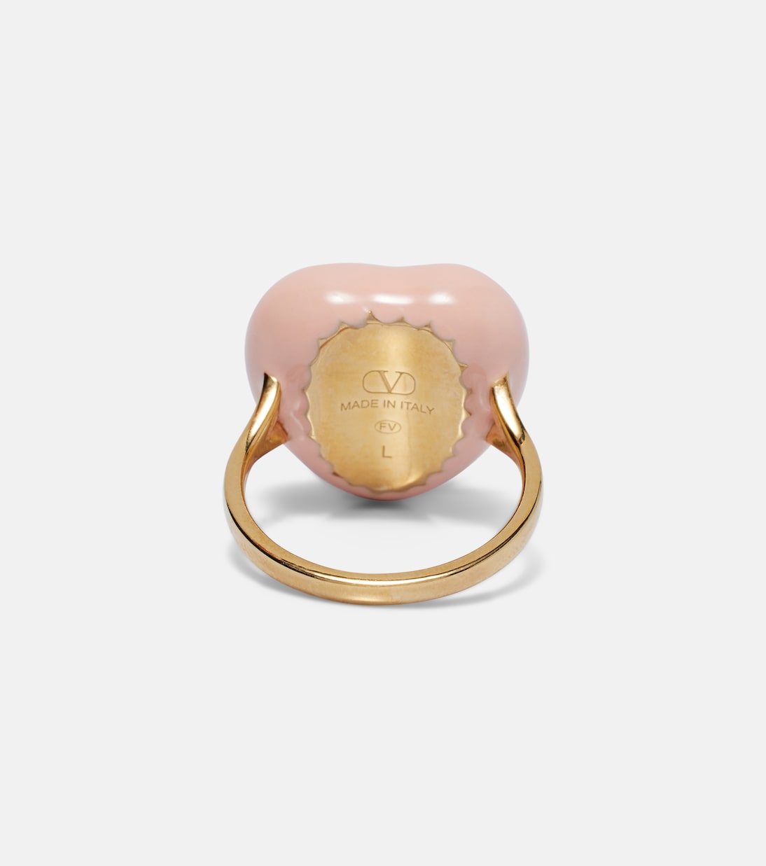 Ring Cœur Royal VLogo mit Emaille | Valentino