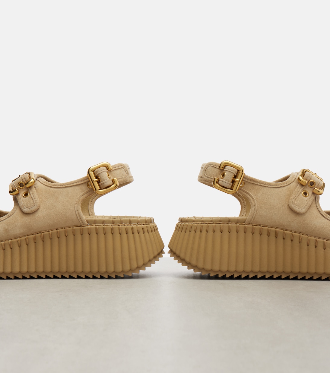 Nama suede platform sandals | Chloé