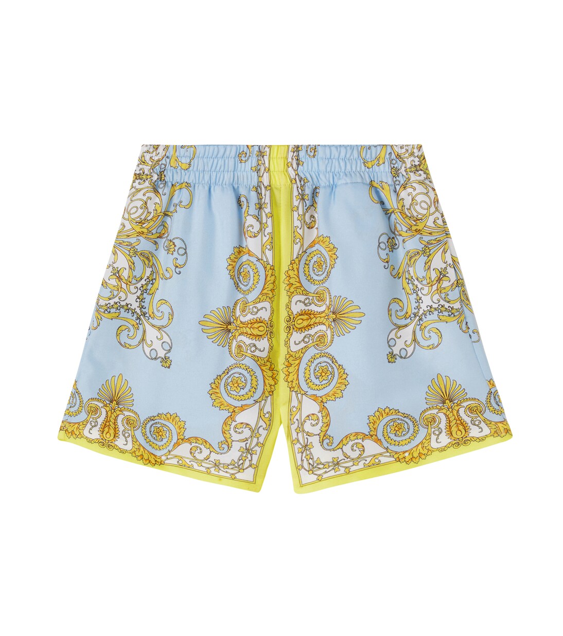 Shorts Barocco aus Seide | Versace Kids