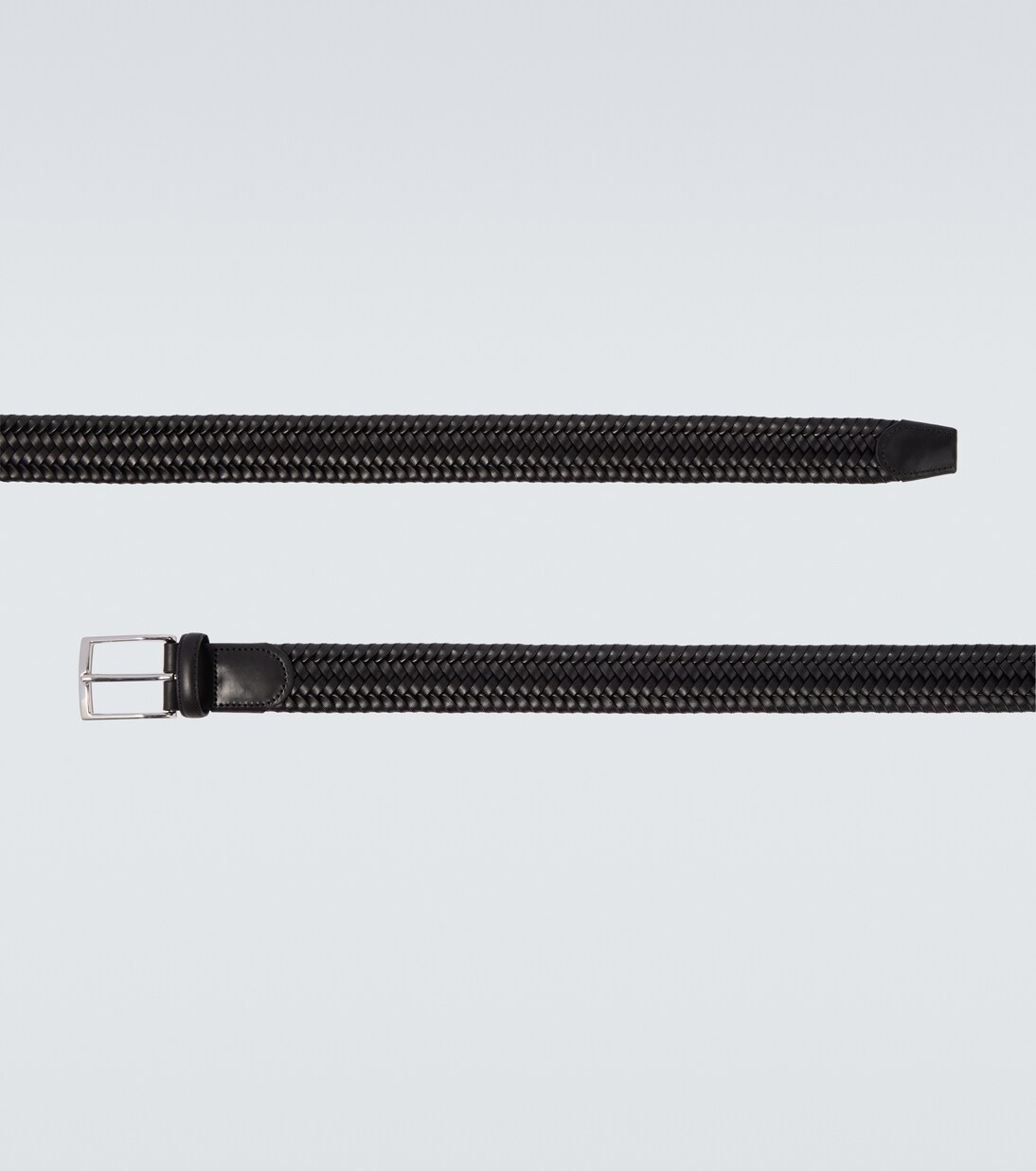 Braided leather belt | Rubinacci