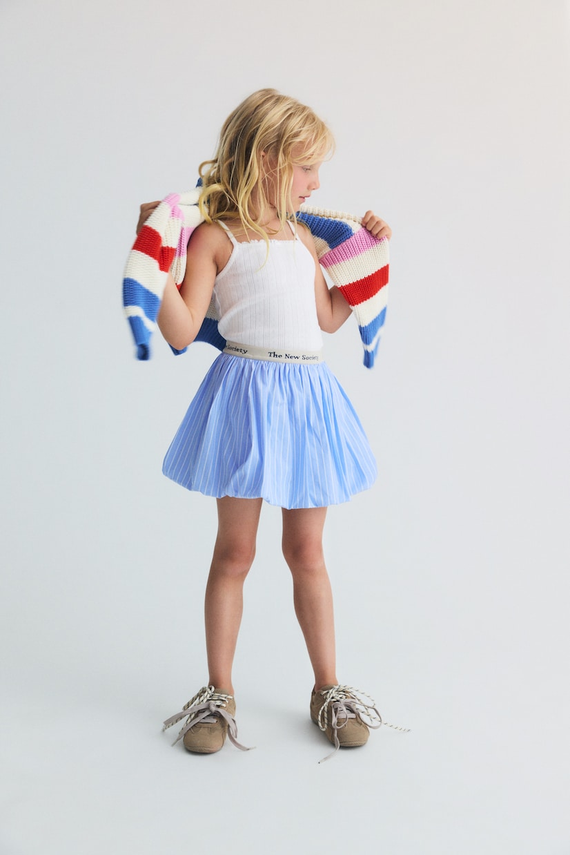 Rock Ficus aus Baumwoll-Popeline | The New Society