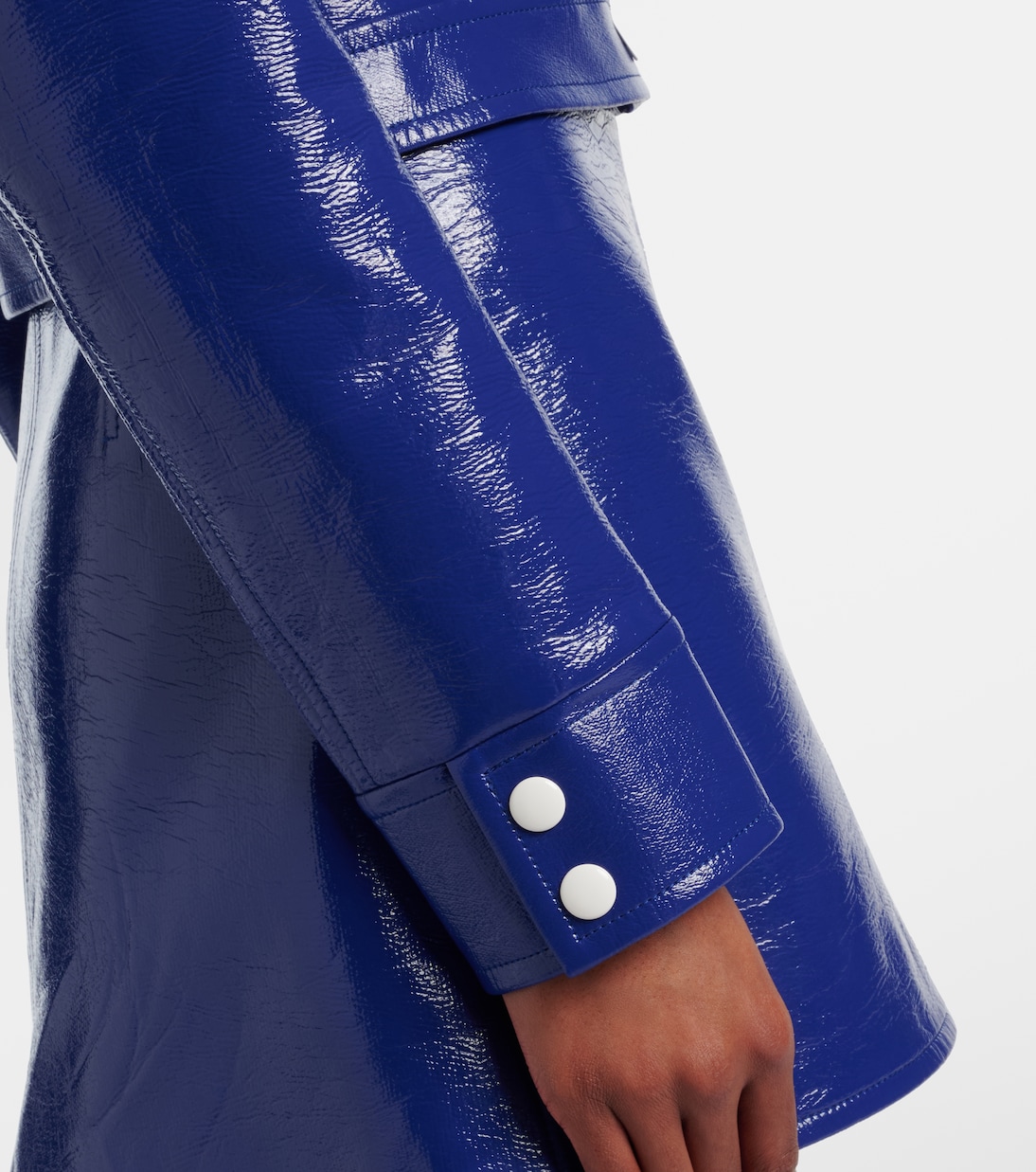 Reedition vinyl jacket | Courrèges