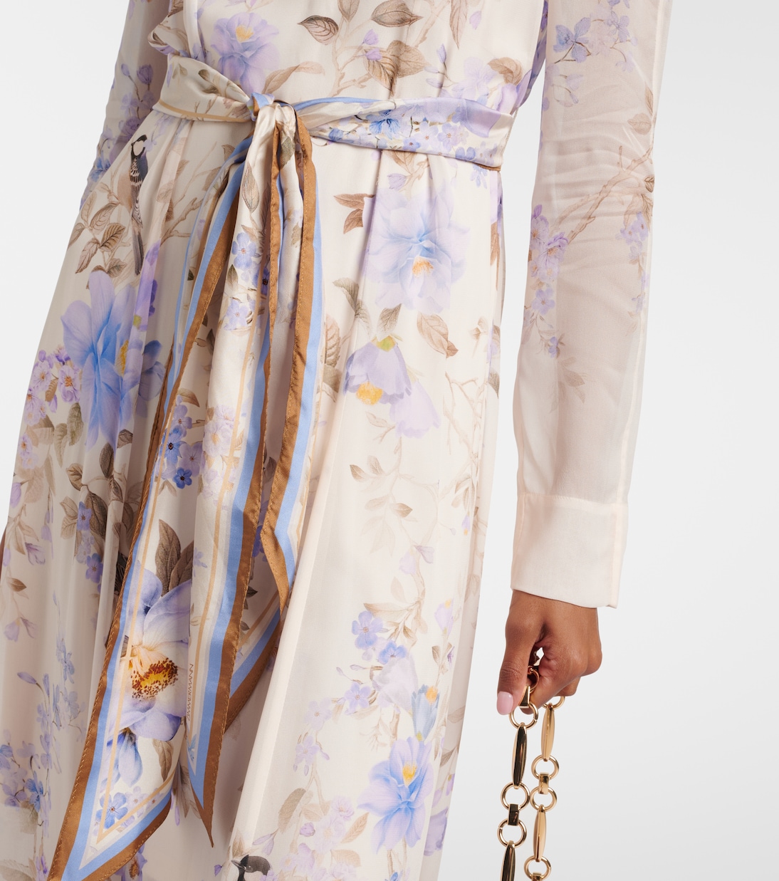 Luna belted floral maxi dress | Zimmermann