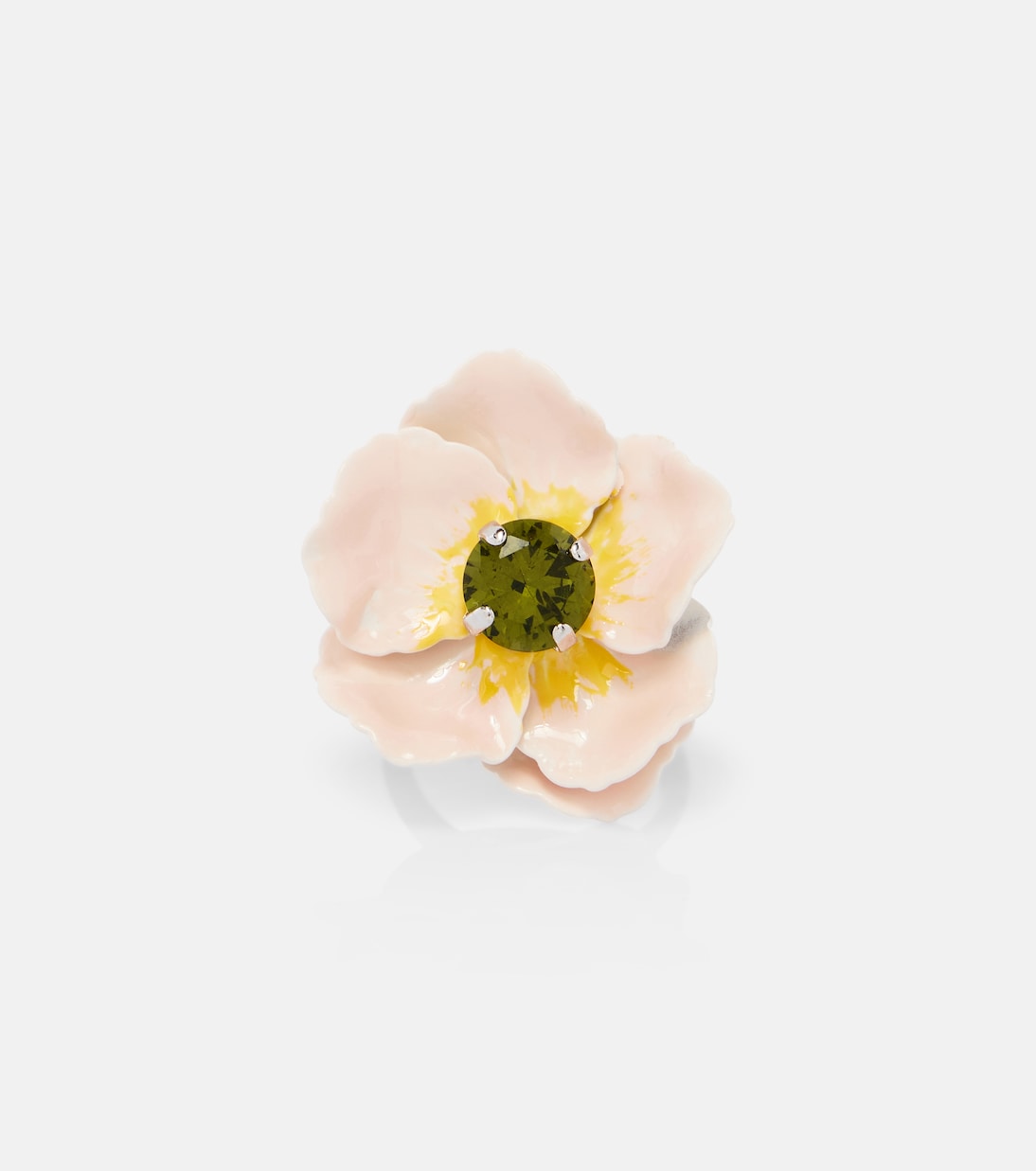 Ring Blooming Poppy mit Kristall | Simone Rocha