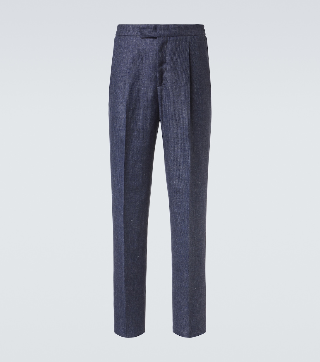 Linen, wool, and silk tapered pants | Berluti