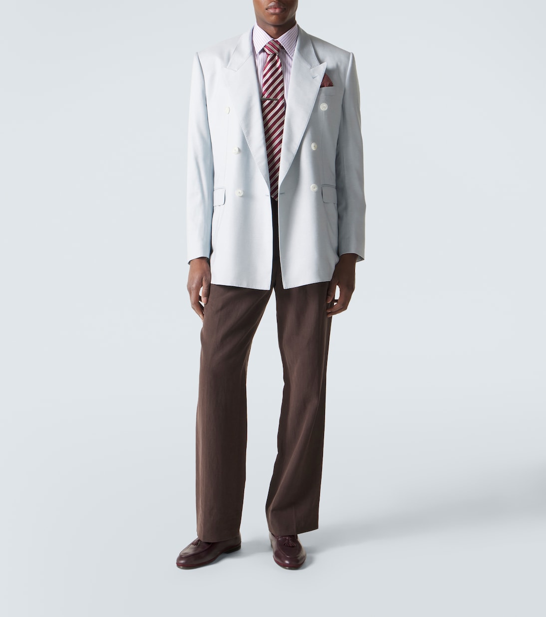 Striped cotton poplin shirt | Charvet