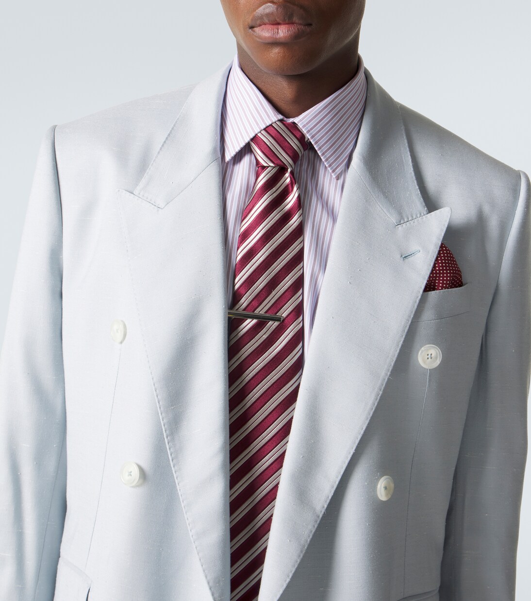 Striped cotton poplin shirt | Charvet