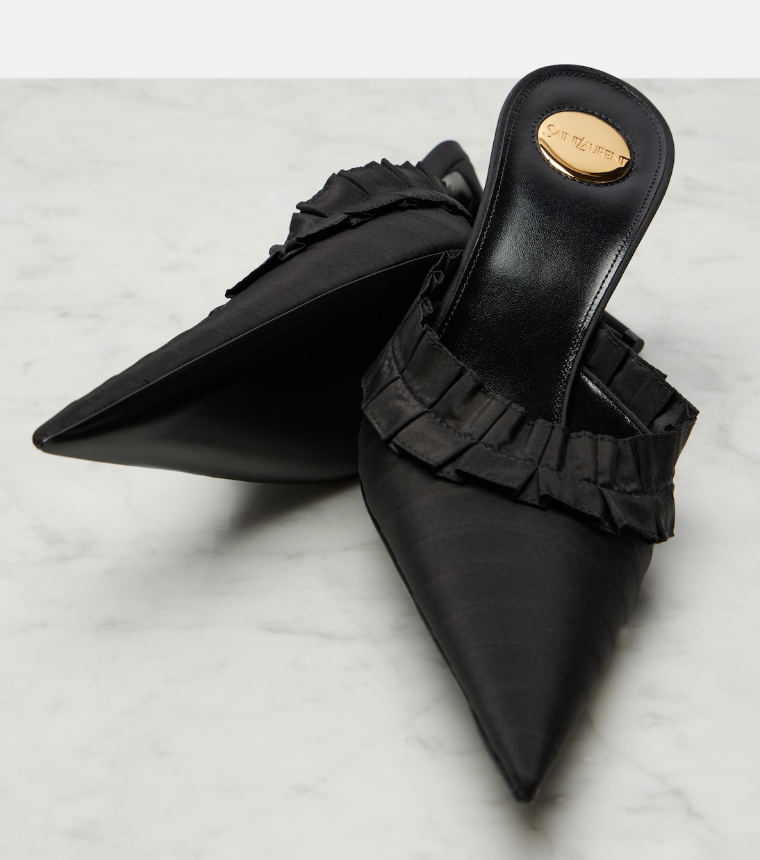 Mules Madeleine aus Taft | Saint Laurent