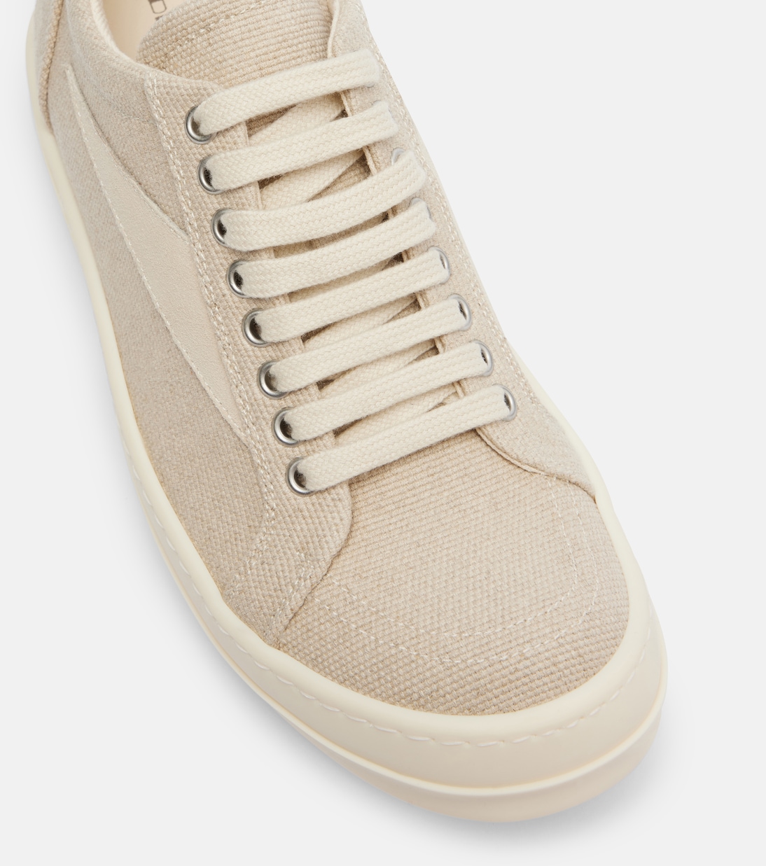 DRKSHDW Vintage绒面革边饰帆布运动鞋 | Rick Owens