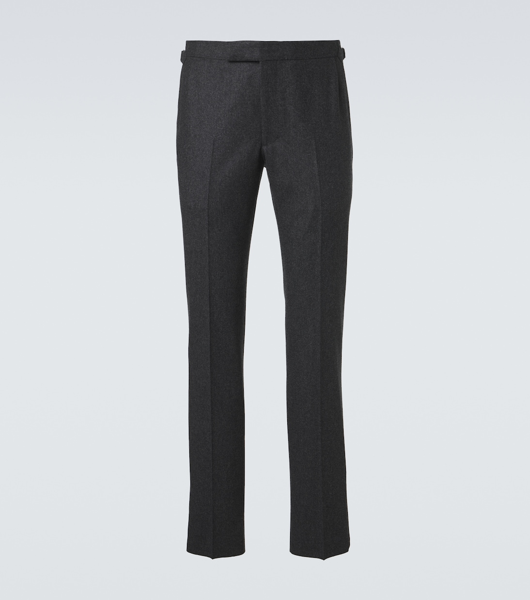 Wool flannel slim pants | Thom Sweeney