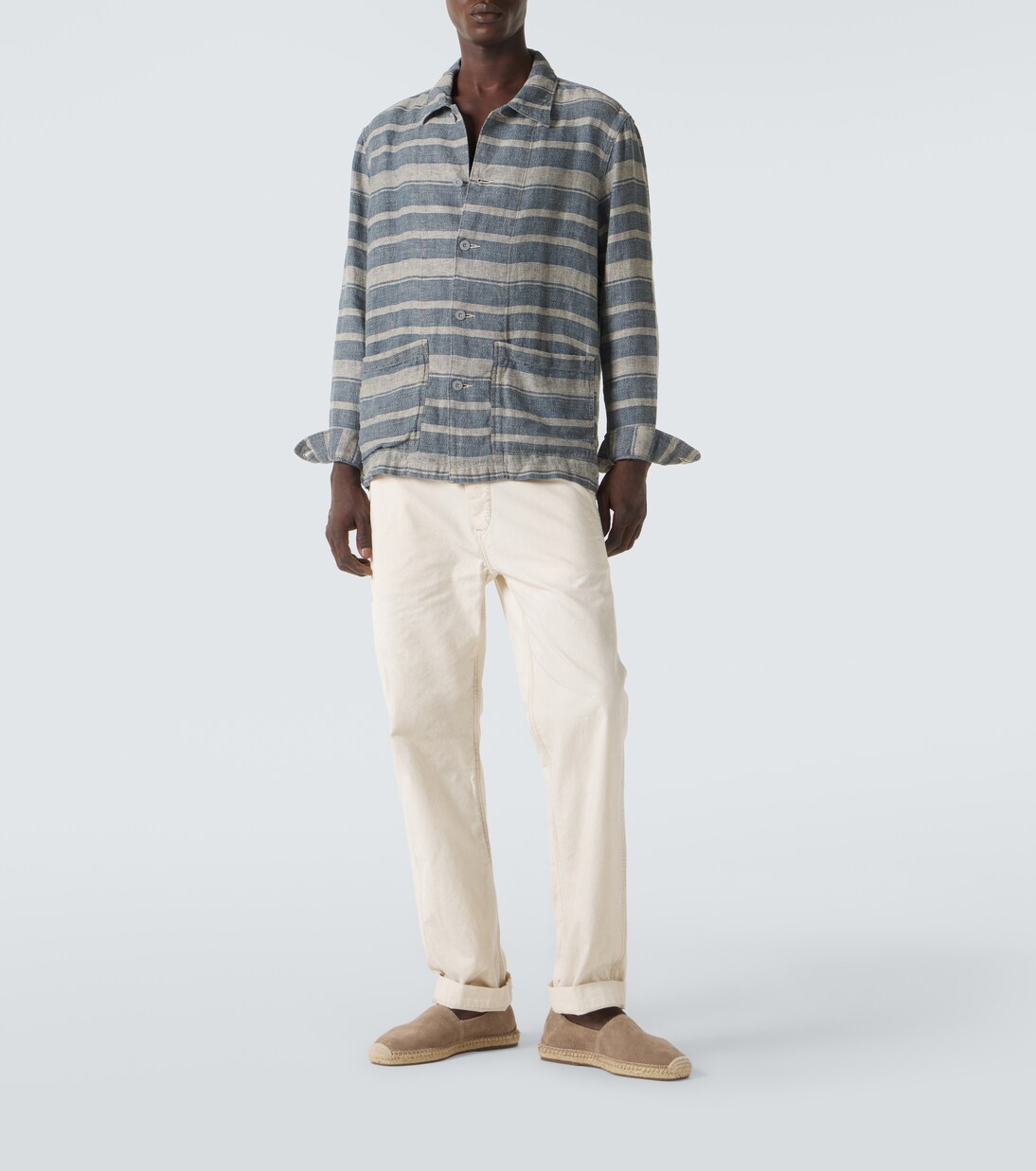 Hemdjacke aus Leinen | RRL