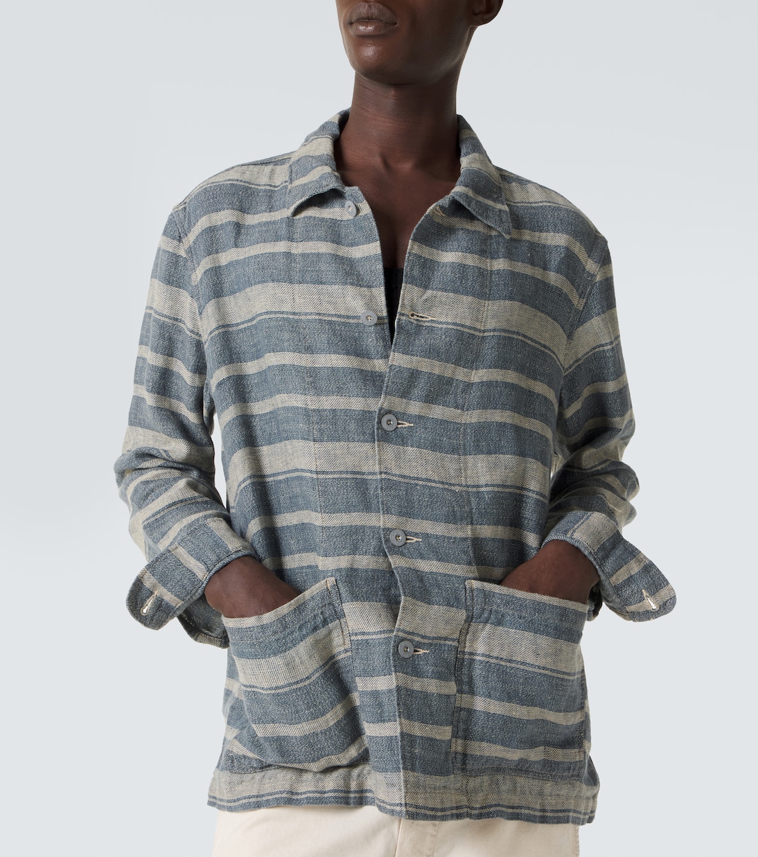 Hemdjacke aus Leinen | RRL