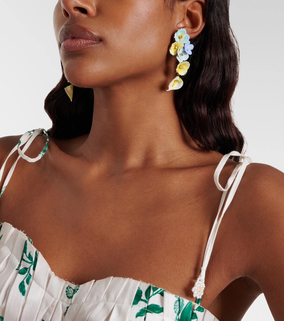 Pendientes Anarosa florales adornados | Jennifer Behr