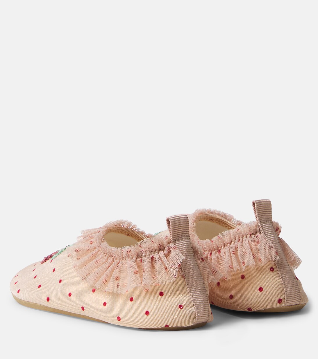 Geraffte Schuhe Amandine mit Pailletten | Konges Sløjd