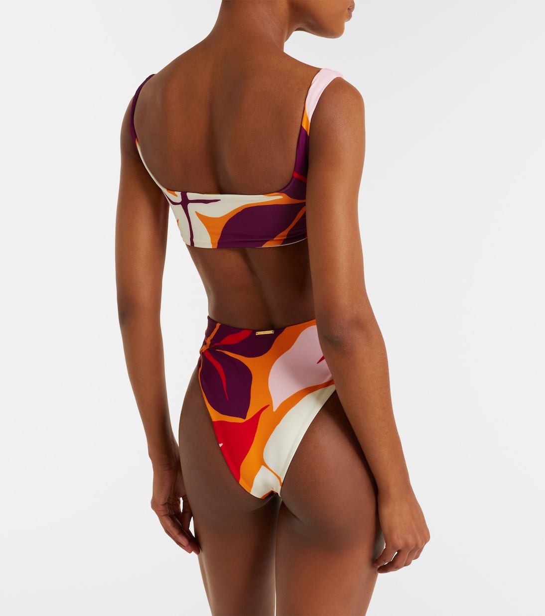 Leon floral bikini top | Cala de la Cruz