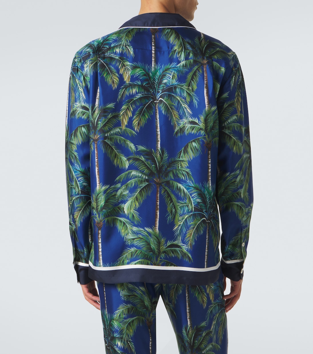 Bedrucktes Hemd aus Seiden-Twill | Dolce&Gabbana