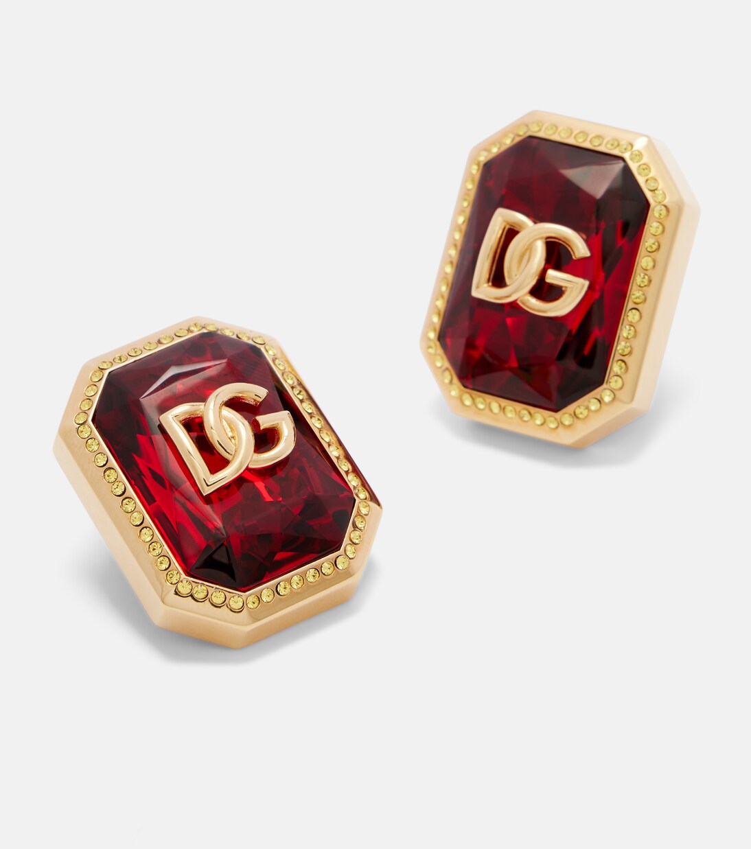 DG embellished clip-on earrings | Dolce&Gabbana