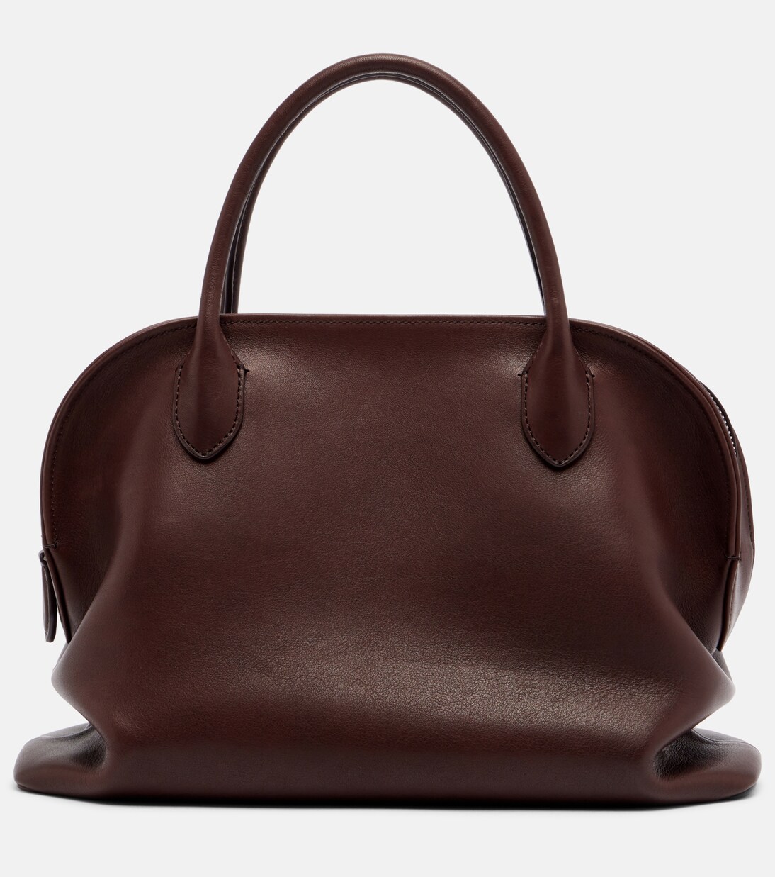 Agnes 12 leather top-handle bag | The Row