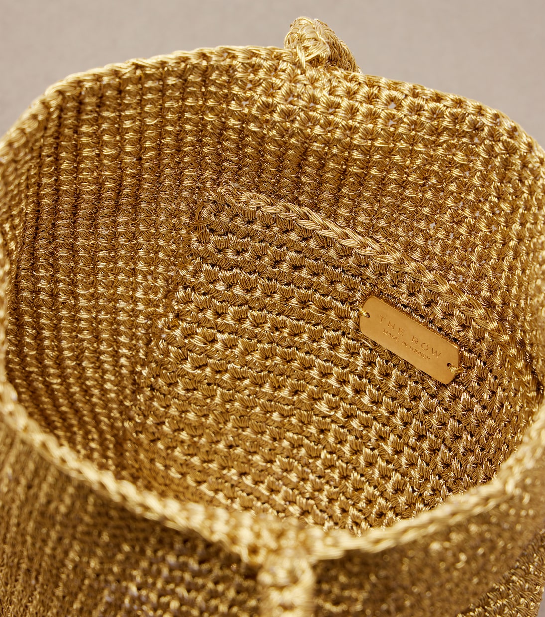 Cecily Small metallic-effect tote bag | The Row