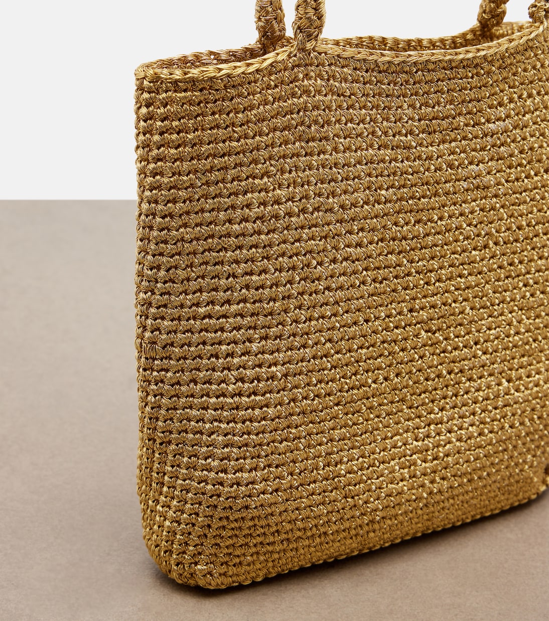 Cecily Small metallic-effect tote bag | The Row