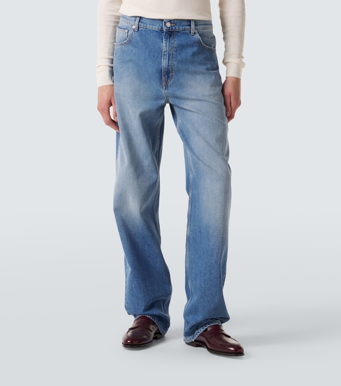Faded straight jeans | Calvin Klein Collection
