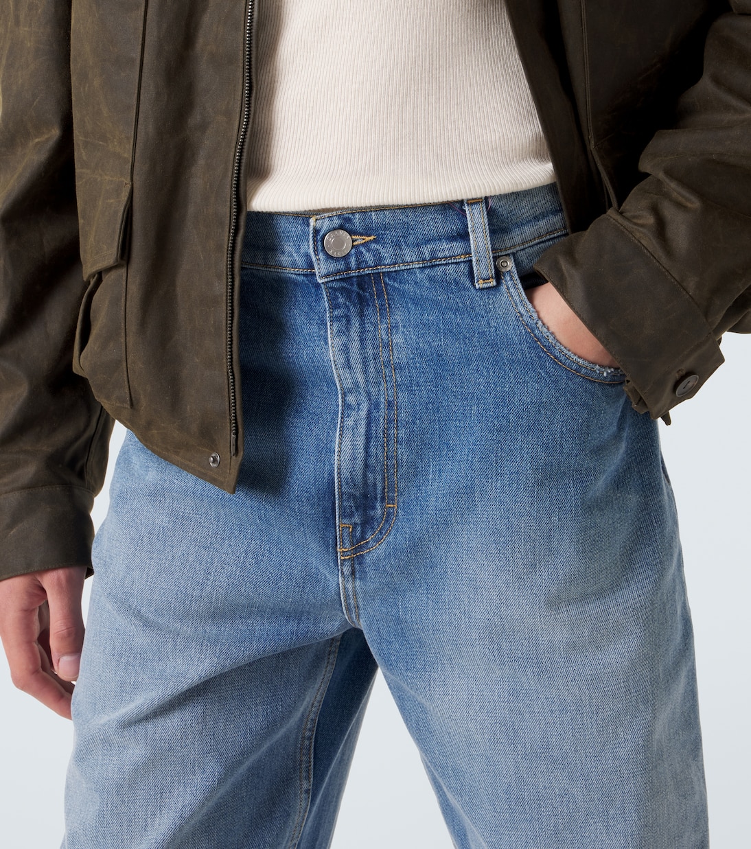 Faded straight jeans | Calvin Klein Collection