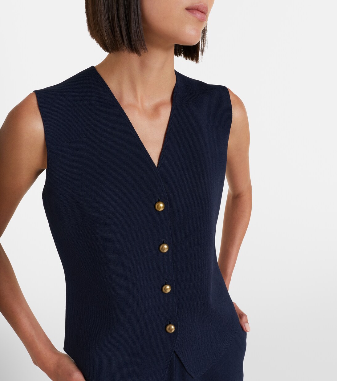 Gilet en crêpe | Max Mara