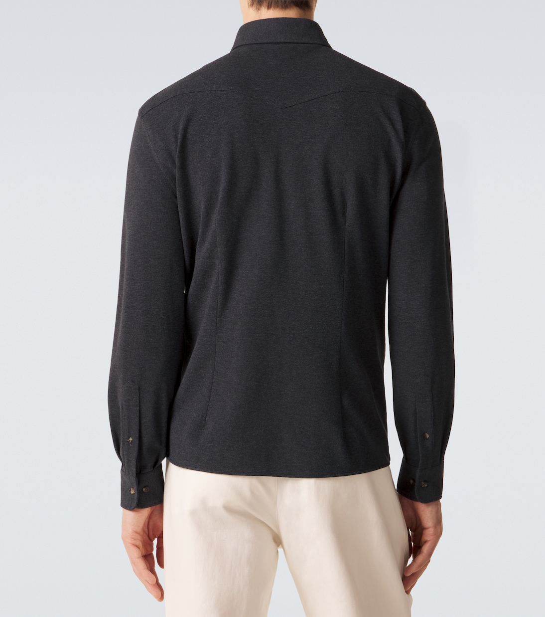 Giacca camicia in cotone | Brunello Cucinelli