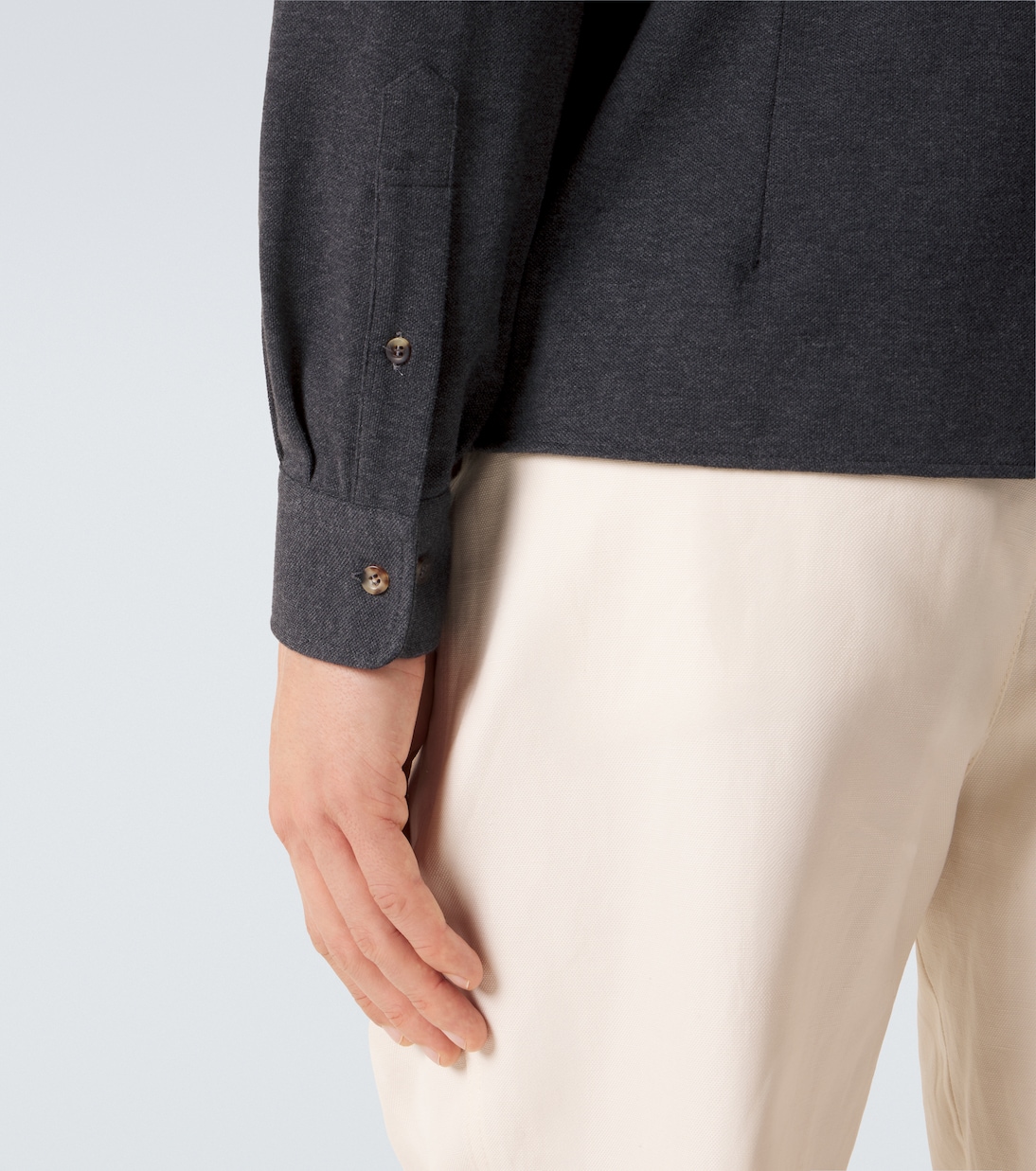 Giacca camicia in cotone | Brunello Cucinelli