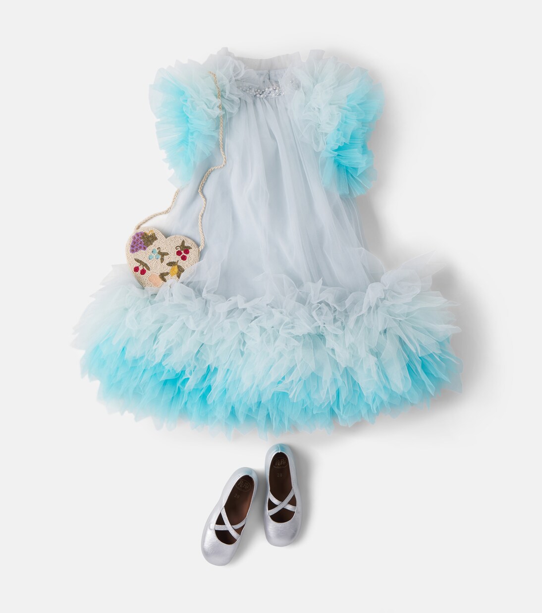 Verziertes Kleid Abu Dhabi aus Tüll | Tutu Du Monde