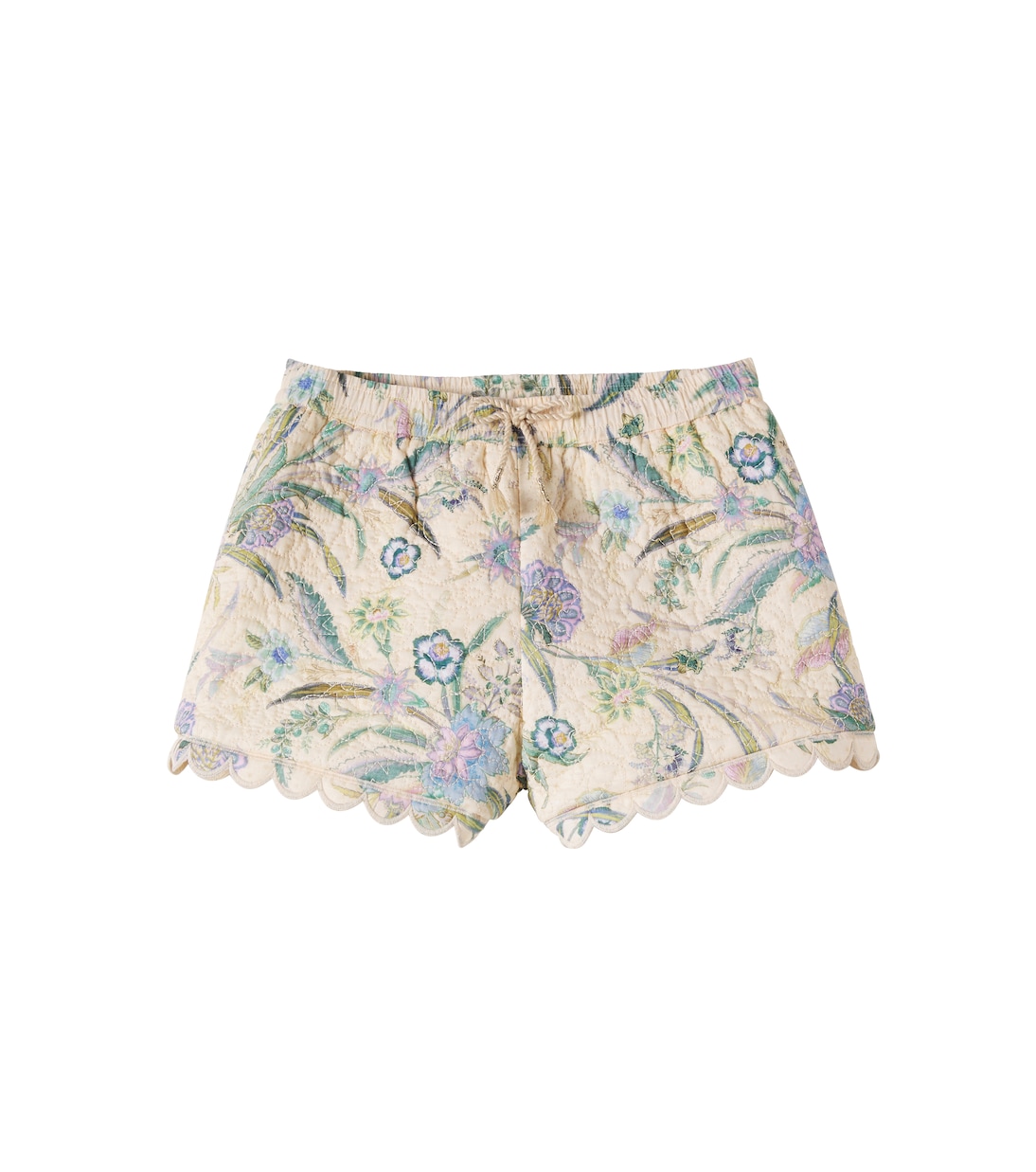 Indra floral scalloped cotton shorts | Zimmermann Kids
