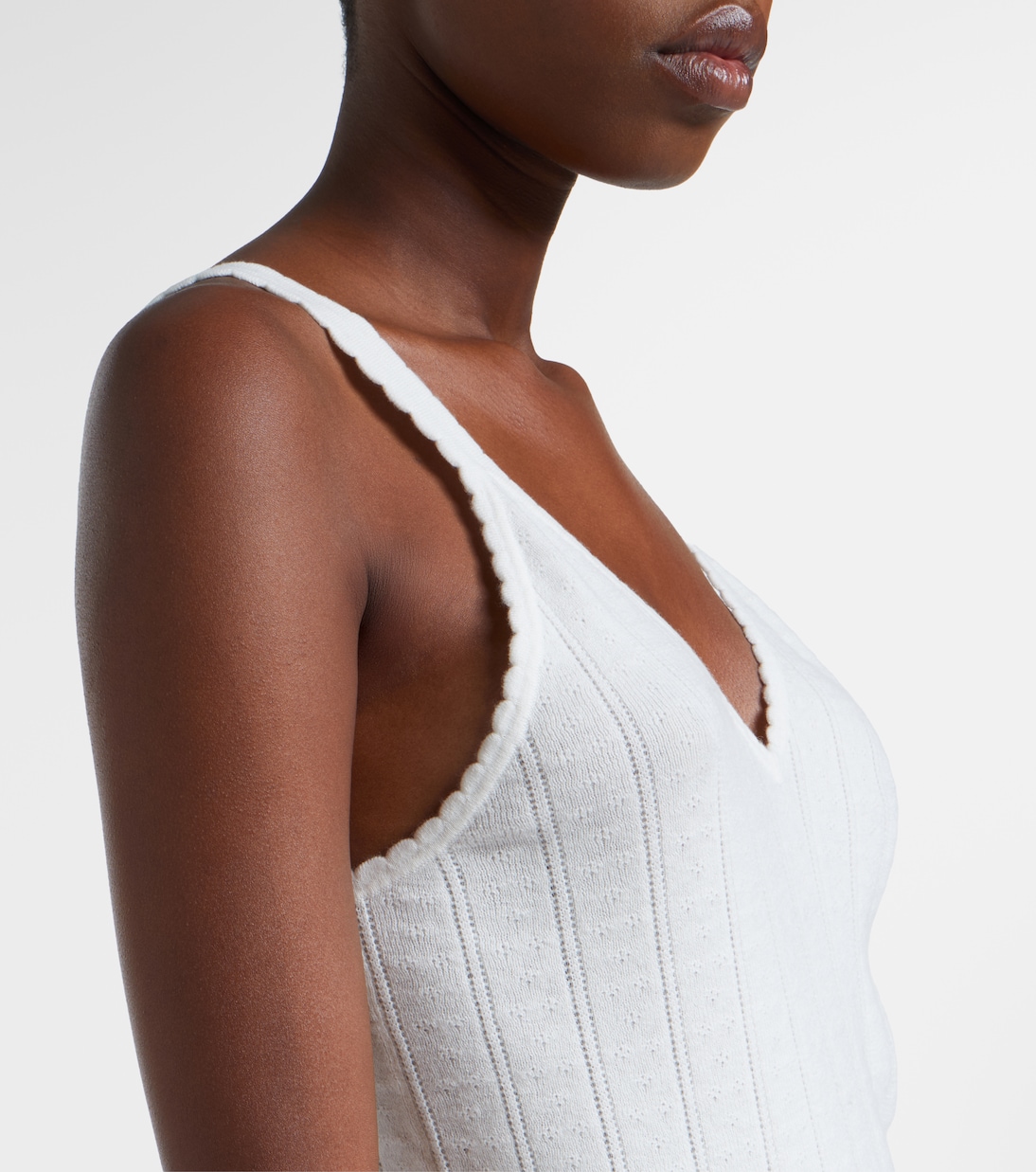Suni cotton and cashmere tank top | Lisa Yang