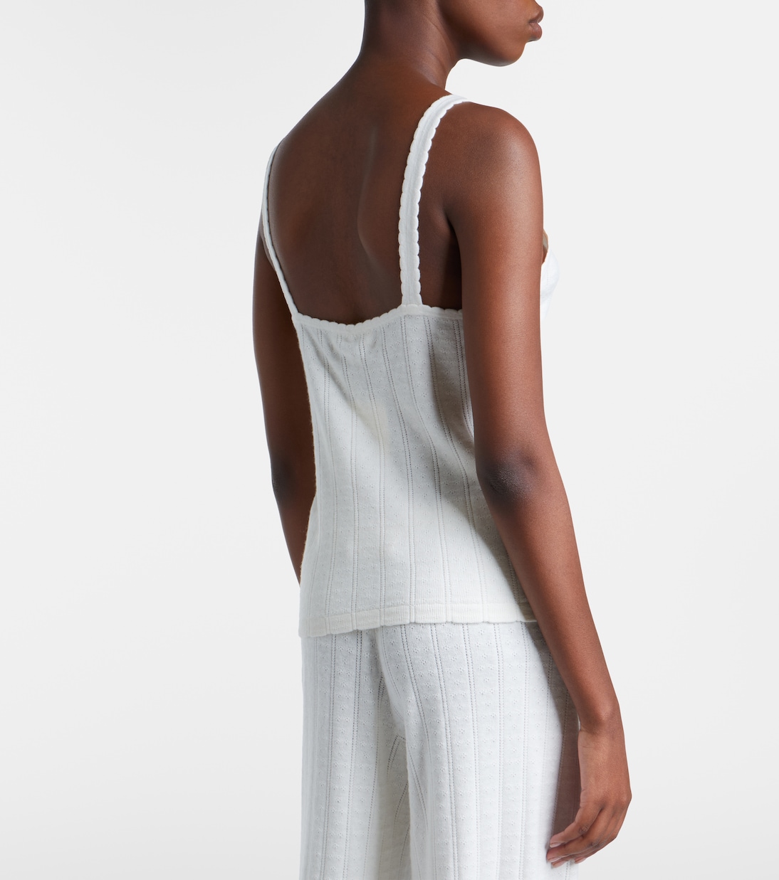 Suni cotton and cashmere tank top | Lisa Yang