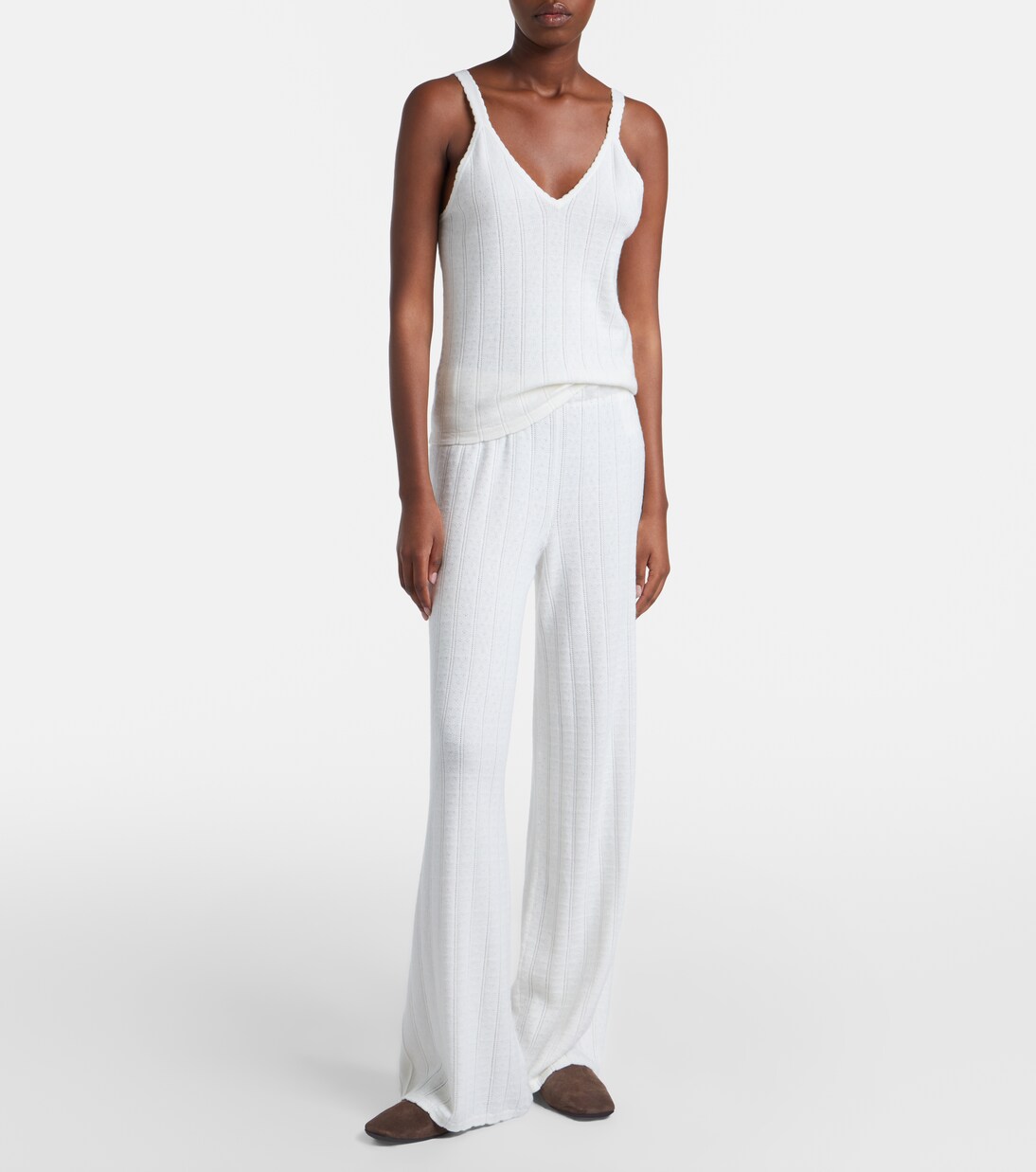 Suni cotton and cashmere tank top | Lisa Yang