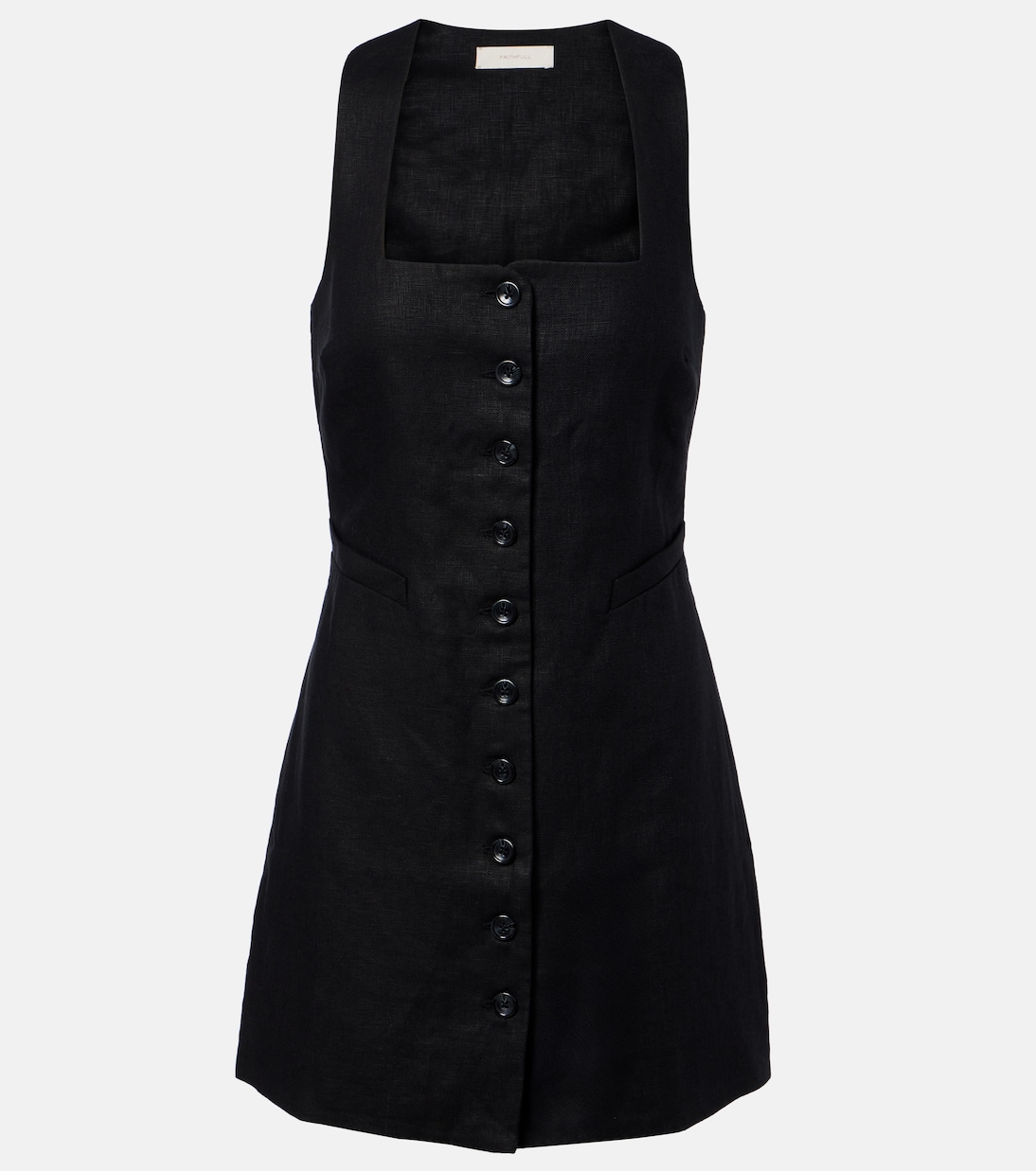 Jaques linen minidress | Faithfull