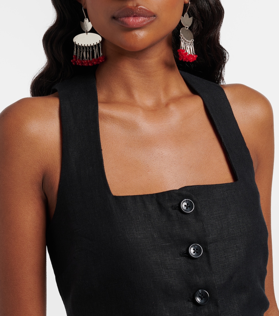 Jaques linen minidress | Faithfull