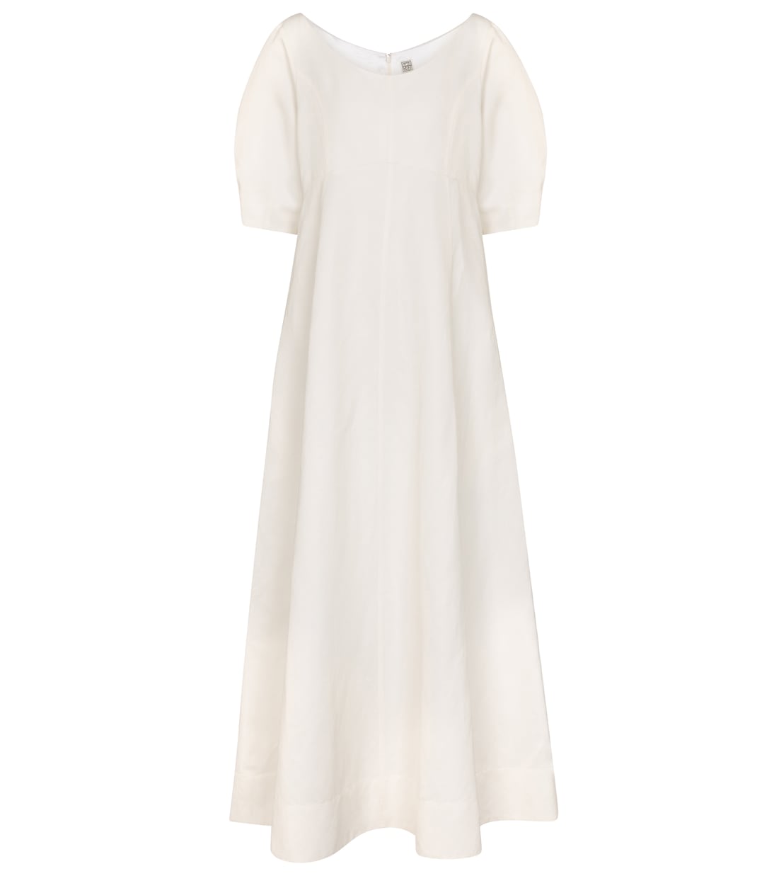 Linen and cotton-blend midi dress | Toteme