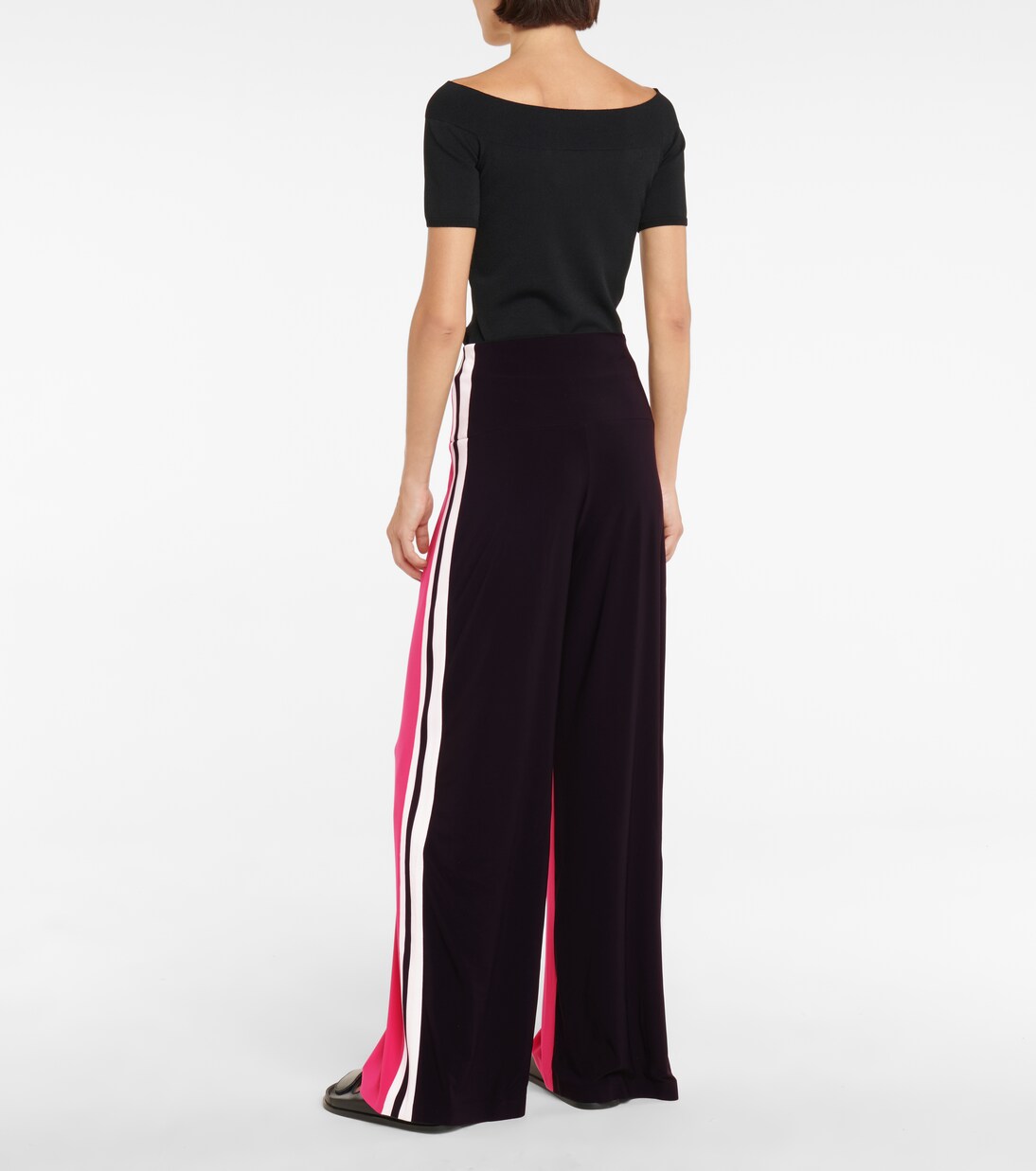 Pantalon ample à taille haute | Norma Kamali